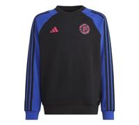 adidas Unisex Kinder Sweatshirt (Long Sleeve) Pogba Crew Y, Lucid Blue/Black, HS0550, 164