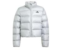 adidas Unisex Kinder SYNTHETIC DOWN GLAM JACKET, Silver Metallic/Black Reflective, 13-14 Years