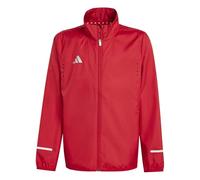 adidas Unisex Kinder Team Wind.Rdy Coat, team power red 2/REFLECTIVE SILVER, 7-8 Years