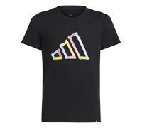 Tech Logo Graphic Kids T-Shirt Black 152