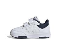 adidas Tensaur Hook and Loop Shoes Laufschuhe, Cloud White/Green/Collegiate Navy, 25.5 EU