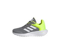 adidas Unisex Kinder Tensaur Run Shoes, Grey/Cloud White/Lucid Lemon, 39 1/3 EU