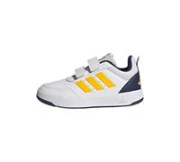 adidas Unisex Kinder Tensaur Sport 3.0 Hook and Loop Kids Shoes, FTWR White/Collegiate Gold/Collegiate Navy, 28 EU