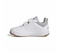 Sneaker ADIDAS SPORTSWEAR "TENSAUR SPORT 3.0 CF K", Kinder, Gr. 34, weiß (cloud weiß, silber metallic, grau two), Synthetik, Textil, Schuhe Sneaker, für Kinder & Jugendliche (56874433-34) cloud weiß,