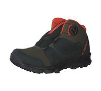 adidas Unisex Kinder Terrex Agravic Boa Mid RAIN.RDY Hiking Shoes, Shadow Green / Olive / Impact Orange, 28 1/2 EU