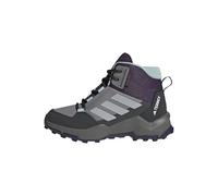 adidas Unisex Kinder Terrex AX4R MID RAIN.RDY Hiking Shoes, Grey Three/Grey Two/semi Flash Aqua, 36 2/3 EU