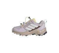 adidas Unisex Kinder Terrex AX4S Speed Lacing Hiking Shoes Kids, Ice Purple/Off White/Ice Tangerine, 38 2/3 EU