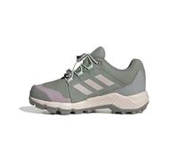 adidas Unisex Kinder Terrex Gore-TEX Hiking Shoes Kids, Silver Green/Linen Green/Preloved Fig, 38 EU