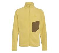 adidas Unisex Kinder Terrex Kids Multi Full-Zip Fleece Sweatshirt, Pyrite, 11-12 Years