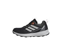 adidas Unisex Kinder Terrex Tracefinder Trail Running Junior Shoes, Core Black/Grey One/Semi Impact Orange, 40 EU