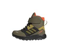 Adidas Unisex Kinder Terrex Trailmaker High Cold.RDY Hiking Shoes, Focus Olive/Pulse Olive/Orange, 35 1/2 EU