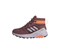 Adidas Unisex Kinder Terrex Trailmaker Mid RAIN.RDY Hiking Shoes, Burgundy/Silver Dawn/Amber Tint, 38 2/3 EU