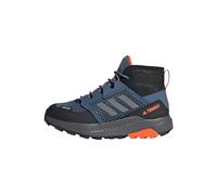 adidas Unisex Kinder Terrex Trailmaker Mid RAIN.RDY Hiking Shoes, Wonder Steel/Grey/Impact Orange, 36 2/3 EU
