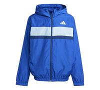 adidas Unisex Kinder TIBERIO WINDBREAKER, team royal blue/glow blue/dark blue/white, 15-16 Years