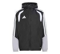 adidas Unisex Kinder Tiro 26 Competition Kids All Weather Coat, black/light onix/white, 9-10 Years
