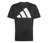 adidas Unisex Kinder Train Essentials Big Logo Shirt, Black/White, 5-6 Years