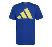 adidas Unisex Kinder Train Essentials Big Logo Shirt, Team royal Blue/Pure Lemon, 13-14 Years