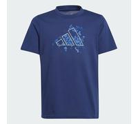 adidas Unisex Kinder Training Graphic Tee Kids, Dark Blue, 7-8 Years