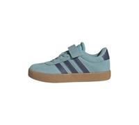 adidas Unisex Kinder VL Court 3.0 Hook and Loop Shoes Kids, Mint ton/preloved Ink/Silver met., 28 EU
