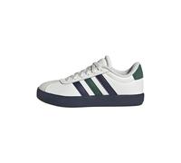 adidas Unisex Kinder VL Court 3.0 Shoes Kids, core White/Collegiate Navy/Collegiate Green, 36 2/3 EU