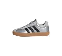 adidas Unisex Kinder VL Court 3.0 Shoes Kids, Silver met./core Black/LGH solid Grey, 36 2/3 EU
