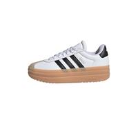adidas Unisex Kinder Vl Court Bold Lifestyle Shoe Junior Sneaker, FTWR White Core Black Wonder Beige
