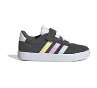 adidas Unisex Kinder VL Court Shoes, Grey six/Halo Mint/Bliss Lilac, 32 EU