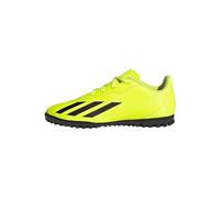 adidas Unisex Kinder X Crazyfast Club Turf Boots, Solar Yellow/Core Black/Cloud White, 36 2/3 EU
