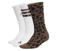 3er Pack adidas Leo Graphic Socken KC5735 - earth strata/shadow brown/white 46-48