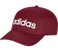 adidas Unisex LINEAR Baseball Cap, Active Maroon/White, S-M