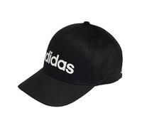 adidas Unisex LINEAR Baseball Cap, Black/White, XS-S