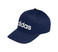 adidas Unisex Linear Baseball Hat, Dark Blue/White, XXS-XS