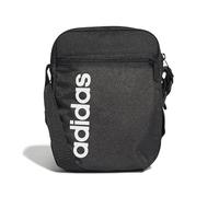 adidas Unisex Linear Core Umhängetasche, Black/Black/White, 16 x 22 x 4 cm