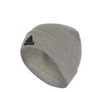 adidas Unisex Logo Beanie Mütze, Medium Grey Heather/Black, 58