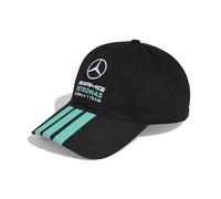adidas Unisex Mercedes -Amg Petronas Formula 1 Team DNA 3 Stripes Cap, Black, XS-S