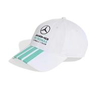 adidas Unisex Mercedes -Amg Petronas Formula 1 Team DNA 3 Stripes Cap, White, XS-S