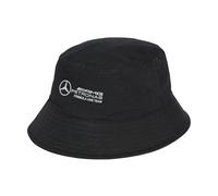 Adidas Unisex Mercedes - AMG Petronas Formula ONE Team Mechanics Bucket HAT, Black/Reflective Silver, S