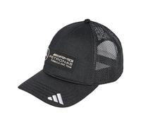 adidas Unisex Mercedes - AMG Petronas Formula ONE Team Snapback Logo Trucker Cap, Black/White, S