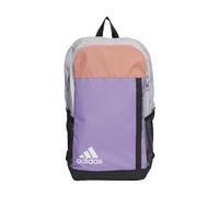 adidas Unisex Motion Badge of Sport Backpack, Silver Dawn/Violet Fusion/Wonder Clay/White, One size