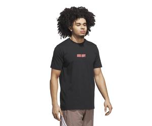 Adidas Unisex Performance Hoops Graphic Tee Black Größe: S | Hemden Outlet | Unisex | Schwarz