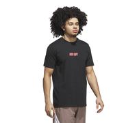 Adidas Unisex Performance Hoops Graphic Tee Black Größe: XL | Hemden Outlet | Unisex | Schwarz
