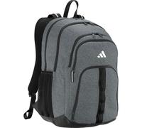 adidas Unisex Primetime Großer Rucksack für Damen und Herren, große Tasche mit Laptop-Hülle, Twill Onix Grau/Schwarz, One Size, Primetime Großer Rucksack - Tagesrucksack für Reisen, Sport