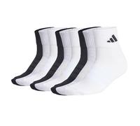 adidas Unisex Quarter Socken, 9er Pack - Cushioned Sportswear Ankle Socks, Logo, gepolstert, einfarbig Schwarz/Grau/Weiß / 43-45 43-45 Mehrfarbig