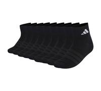 adidas Unisex Quarter Socken, 9er Pack - Thin & Light Sportswear Ankle Socks, Logo, einfarbig Schwarz 37-39