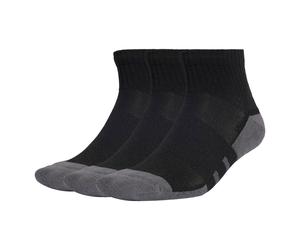 adidas Unisex Quartersocken, 3er Pack - Essentials Climacool Quarter Socken, Logo Schwarz 46-48