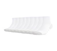 adidas Unisex Quartersocken, 9er Pack - Essentials Climacool Quarter Socken, Logo Weiß 37-39