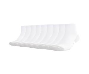 adidas Unisex Quartersocken, 9er Pack - Essentials Climacool Quarter Socken, Logo Weiß / 37-39 37-39 Weiß