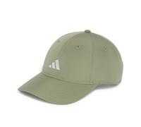 adidas Unisex Running Essential Climacool 6 Panel Baseball Hat, Tent Green/Reflective Silver, L-XL