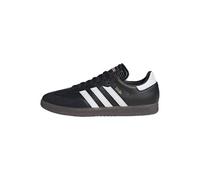 adidas Unisex Samba Indoor Sneaker, Schwarz/Weiß/Vivid Red, 46 EU | Fußballschuhe, Fußballschuhe, Sport-Performance-Schuhe, Obermaterial aus Leder, Gummi-Außensohle, Schnürverschluss