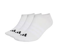 adidas Unisex Sneaker Socken, 3er Pack - Thin & Light Sportswear No-Show Socks, Logo, einfarbig Weiß / 40-42 40-42 Weiß